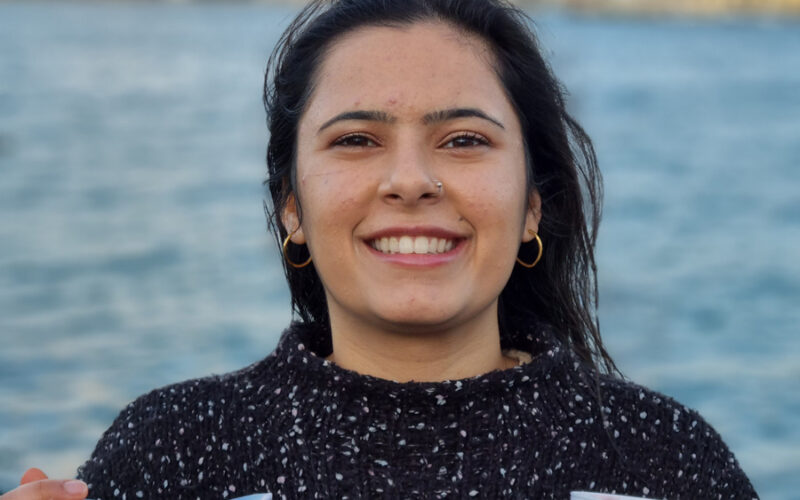 Massey University food tech student Mrinali Kumar finalists in the KiwiNet awards for her cauliflower-based ‘ice-cream'