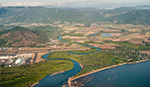 Manawatu River - aerial shot