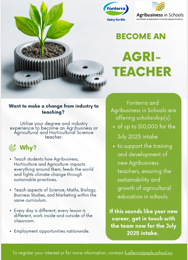 Fonterra Scholarship